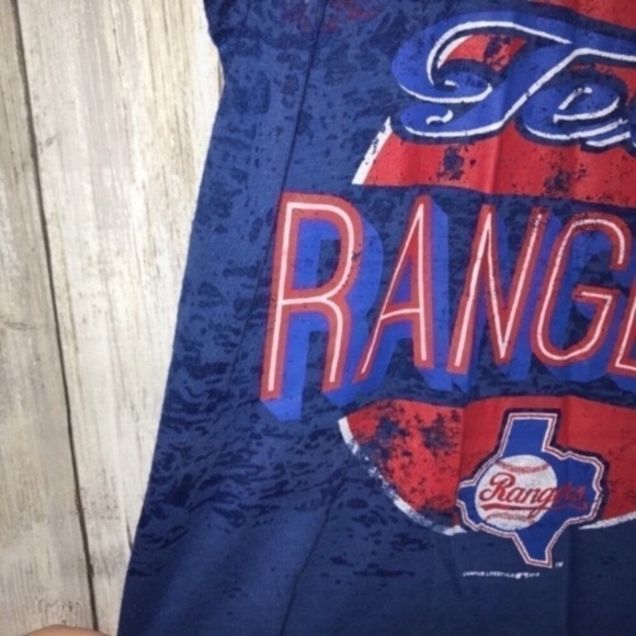 NWT Texas Rangers Sheer To Solid Blue Tank Women’s Small - Picture 5 of 8